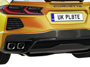 chevrolet corvette c8 2020 stingray 3D Model