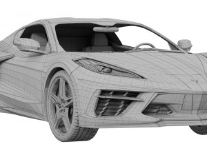 chevrolet corvette c8 2020 stingray 3D Model