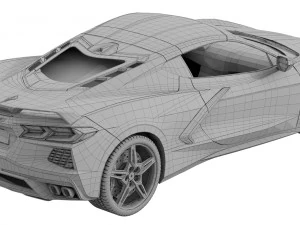 chevrolet corvette c8 2020 stingray 3D Model