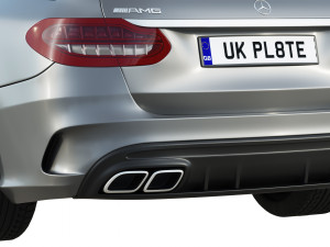 mercedes benz c63 amg estate 3D 模型