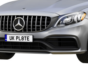 mercedes benz c63 amg estate 3D 模型
