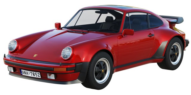 porsche 911 930 turbo 1975 - 1989 Modello 3D .c4d .max .obj .3ds .fbx .stl .blend 
