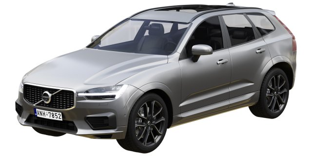 volvo xc60 r-design Model 3D .c4d .max .obj .3ds .fbx .stl .blend 