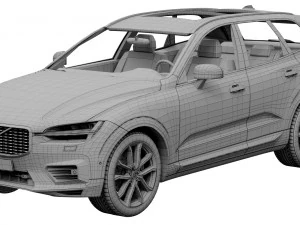 volvo xc60 r-design 3D Model