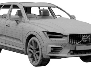 volvo xc60 r-design 3D Model