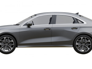 audi a3 limousine 2021 3Dモデル