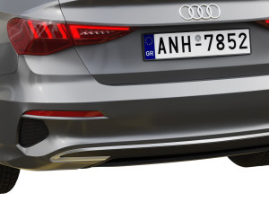 audi a3 limousine 2021 3Dモデル