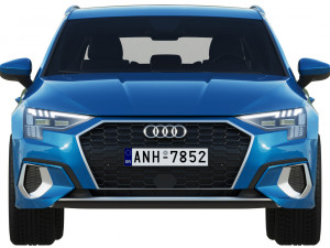 audi a3 sportback 2021 3D 모델