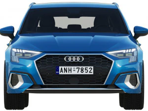 audi a3 sportback 2021 3D Model