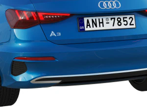 audi a3 sportback 2021 3D Model