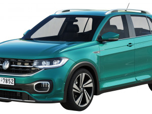 volkswagen t-cross 3D Model