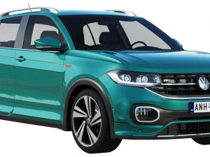 volkswagen t-cross 3D Model