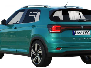 volkswagen t-cross 3D Model
