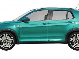 volkswagen t-cross 3D Model