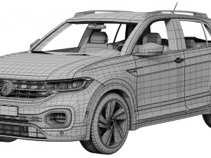 volkswagen t-cross Modelo 3D
