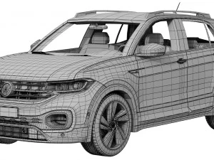 volkswagen t-cross 3D Model