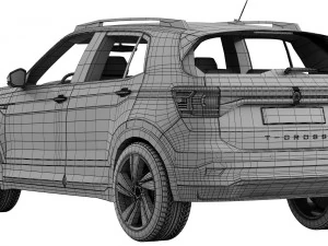 volkswagen t-cross 3D Model