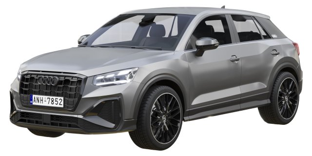 audi q2 2021 Modelo 3D .c4d .max .obj .3ds .fbx .stl .blend 