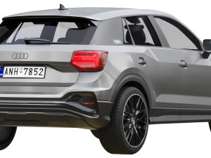 audi q2 2021 Modelo 3D