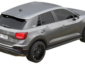 audi q2 2021 3D Model