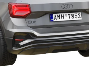 audi q2 2021 3D Model