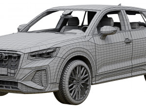 audi q2 2021 Modelo 3D