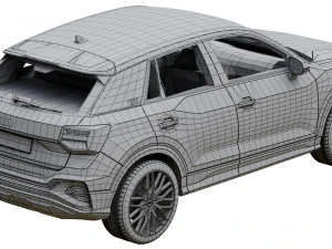 audi q2 2021 3D Model