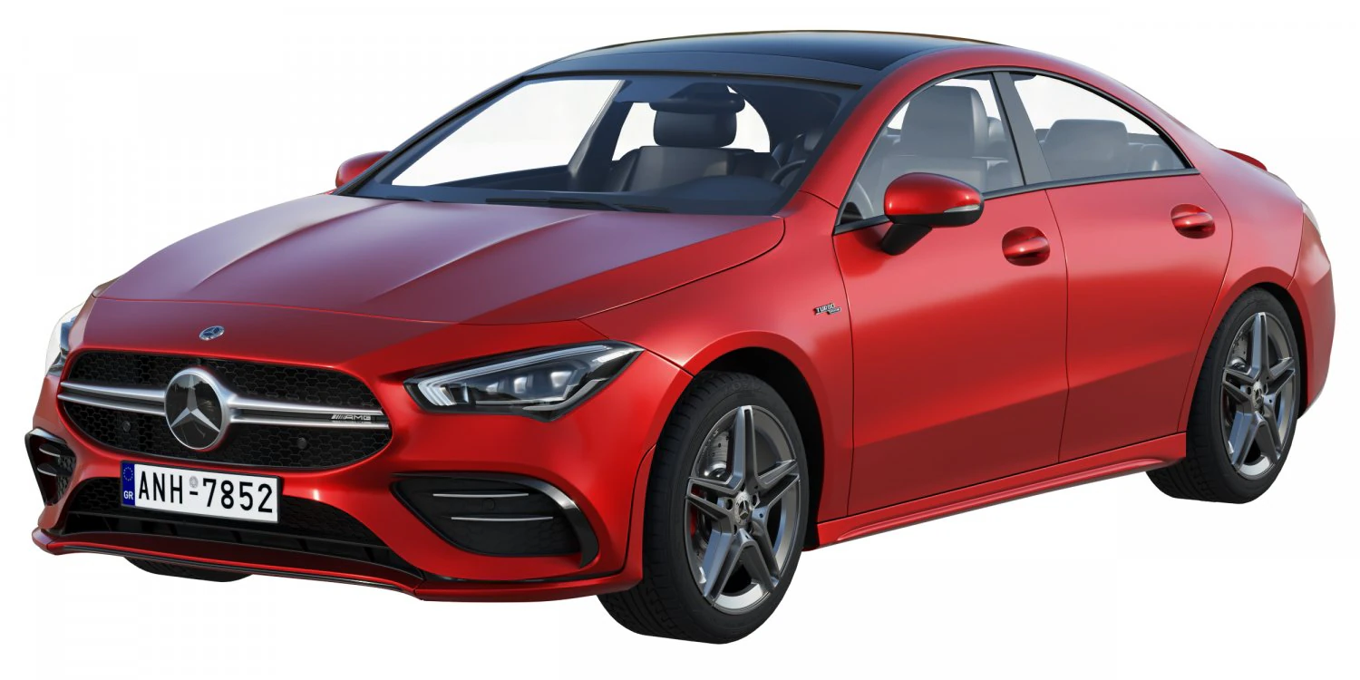 mercedes-benz cla 35 amg 2020 3D Model .c4d .max .obj .3ds .fbx .stl .blend 