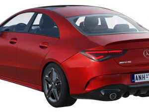 mercedes-benz cla 35 amg 2020 3D Model