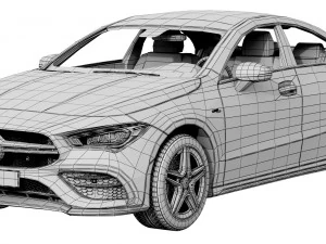 mercedes-benz cla 35 amg 2020 3D Model