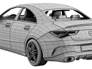 mercedes-benz cla 35 amg 2020 Model 3D