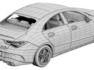 mercedes-benz cla 35 amg 2020 Model 3D