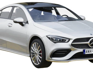mercedes-benz cla coupe 250 2020 3D Model
