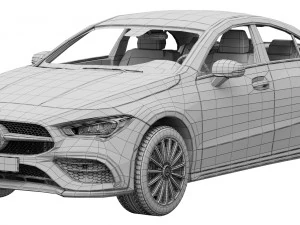 mercedes-benz cla coupe 250 2020 3D Model