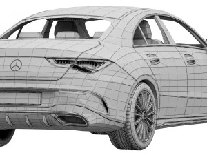 mercedes-benz cla coupe 250 2020 3D Model