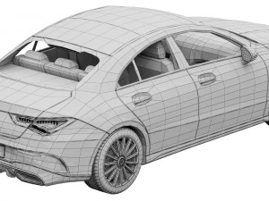 mercedes-benz cla coupe 250 2020 3D Model