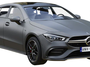 mercedes-benz amg cla 35 shooting brake 3D Model