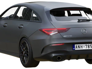 mercedes-benz amg cla 35 shooting brake 3D Model