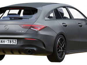 mercedes-benz amg cla 35 shooting brake 3D-Modell