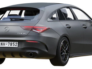 mercedes-benz amg cla 35 shooting brake 3D Model