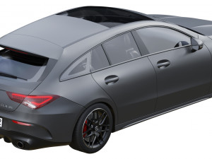 mercedes-benz amg cla 35 shooting brake 3D-Modell