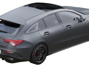 mercedes-benz amg cla 35 shooting brake 3D Model