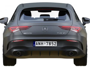 mercedes-benz amg cla 35 shooting brake 3D Model