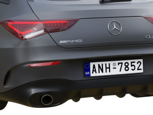mercedes-benz amg cla 35 shooting brake 3D-Modell