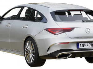 mercedes-benz cla shooting brake 3D मॉडल