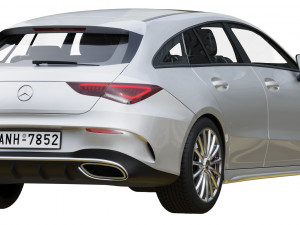 mercedes-benz cla shooting brake 3D मॉडल
