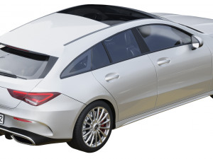 mercedes-benz cla shooting brake 3D मॉडल
