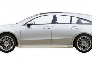 mercedes-benz cla shooting brake 3D मॉडल