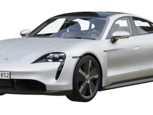 porsche taycan turbo s Modello 3D