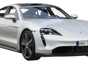porsche taycan turbo s 3D Model